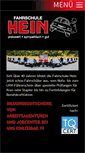Mobile Screenshot of fahrschule-hein.de